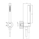 Photo Shower kit Gessi 316 54023 #727 gold
