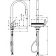 Photo Kitchen mixer hansgrohe Aquno Select M81 73837800 170 with exhaust shower, 3jet