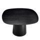Photo Motto dining table (black finish)