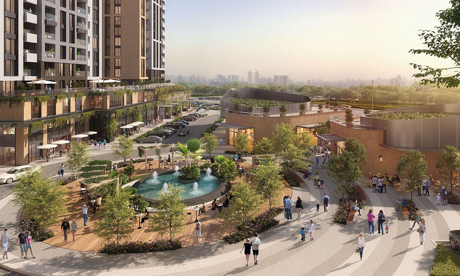Urban Oasis with Infrastructure for Active Living