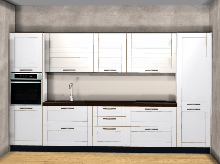 Photo Stosa City kitchen straight 360cm