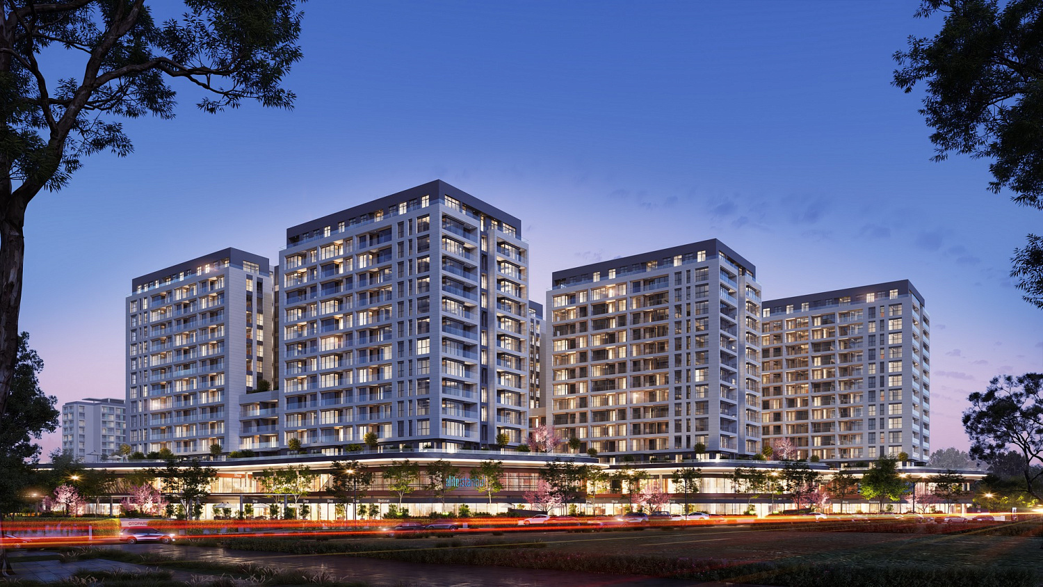 Residential project by the sea with a variety of housing formats
