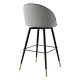 Photo A set of two Roche bar chairs (light grey)