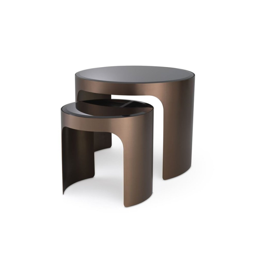 Photo Set of two side tables Piemonte