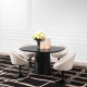 Photo Motto dining table (black finish)