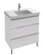 Photo Cube under the sink 65 cm Jacob Delafon Odeon Up EB992-N18 white shiny