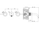 Photo Gessi sink mixer 316 54492#239 stainless steel