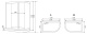 Photo Shower cabin Timo Lux T-7702 L, left-handed