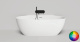 Photo Bath of artificial stone Salini Alda Wall 170x90 101915GF painting by RAL completely