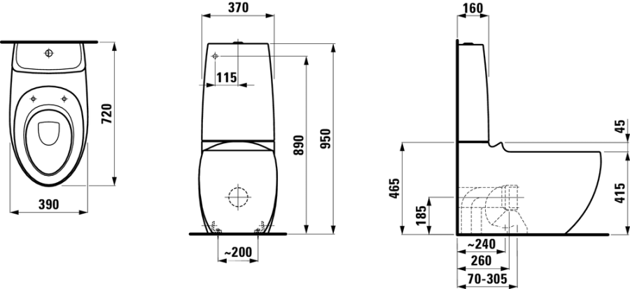 Photo Laufen Alessi floor toilet bowl 8.2297.6.400,000 1st