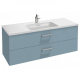 Photo Stub under the sink 120 cm Jacob Delafon Vox EB2071-R1-M43 matte aquamarine