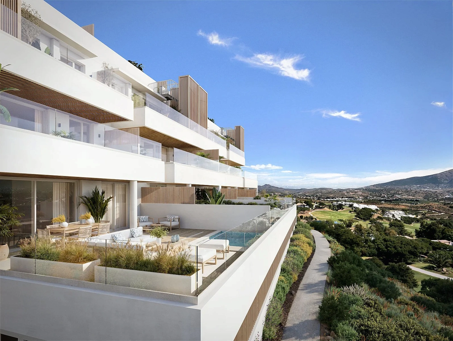 Apartment in a new building Apartments with picturesque views in a boutique complex in Mijas