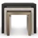 Photo Set of three side tables Contrast