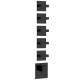 Photo Shower mixer Gessi Rettangolo 43220#299 black matte