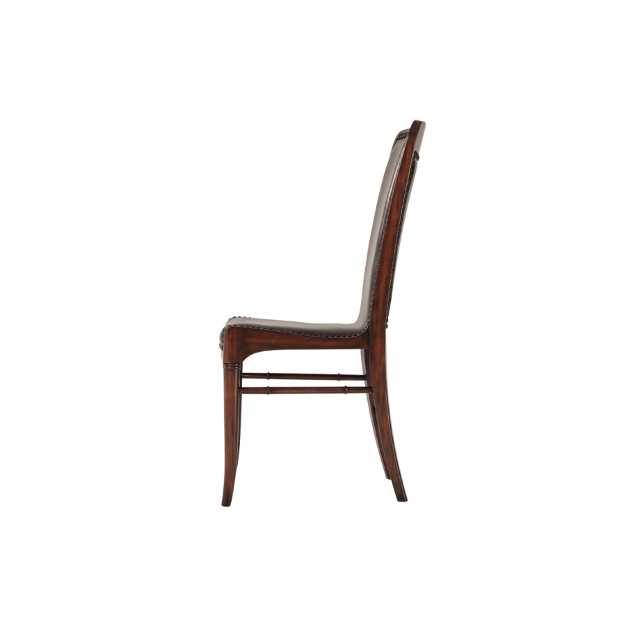 Photo LEATHER SLING Dinner Chair