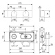 Photo Fantini shower thermostat AF/21 27 93 A972B steel