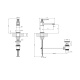 Photo Gessi Venti sink mixer 20 65001#710 brass