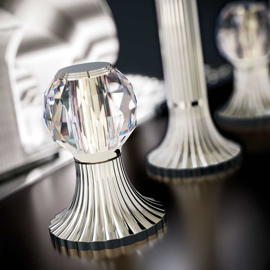 Photo JORGER CRONOS CRYSTAL sink mixer 637.30.300.000. 11.