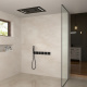 Photo Shower system with Timo Petruma SX-5229/03SM black thermostat