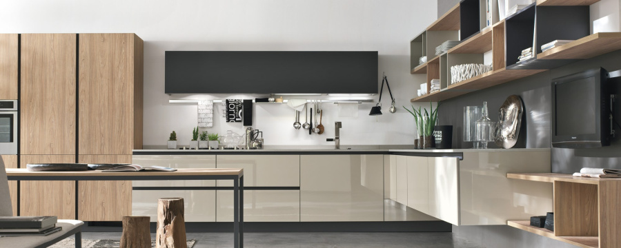 Photo Stosa Aleve kitchen straight