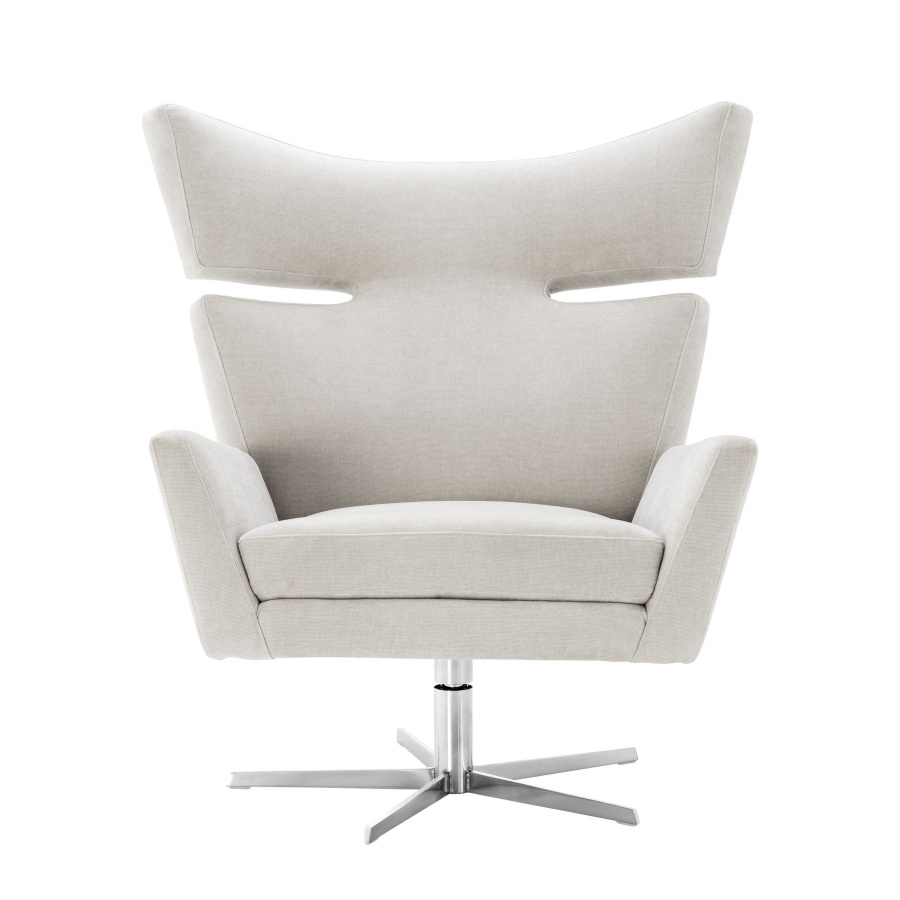 Photo Rotating chair Eduardo (light gray)