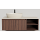 Photo Salini Domino 120 27D212A veneer/RAL sink cabinet