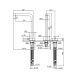 Photo Fantini sink mixer AF/21 27 P6 A107WF gold