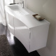 Photo Burgbad Sinea sink cabinet 1.0 121 WTU121E L F1767 C0001*1 white glossy