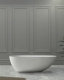 Photo Bath of artificial stone Abber Stein 170x80 AS9611-1.7 white matte