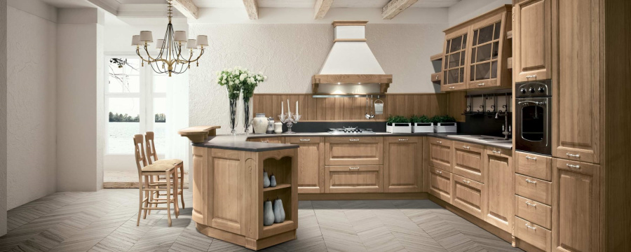 Photo Kitchen Stosa Bolgheri angular 330 by 240 cm