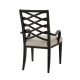 Photo Noella dining chair (with armrests, black)