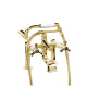 Photo Bath mixer Stella Eccelsa EC 02210 AU00 gold