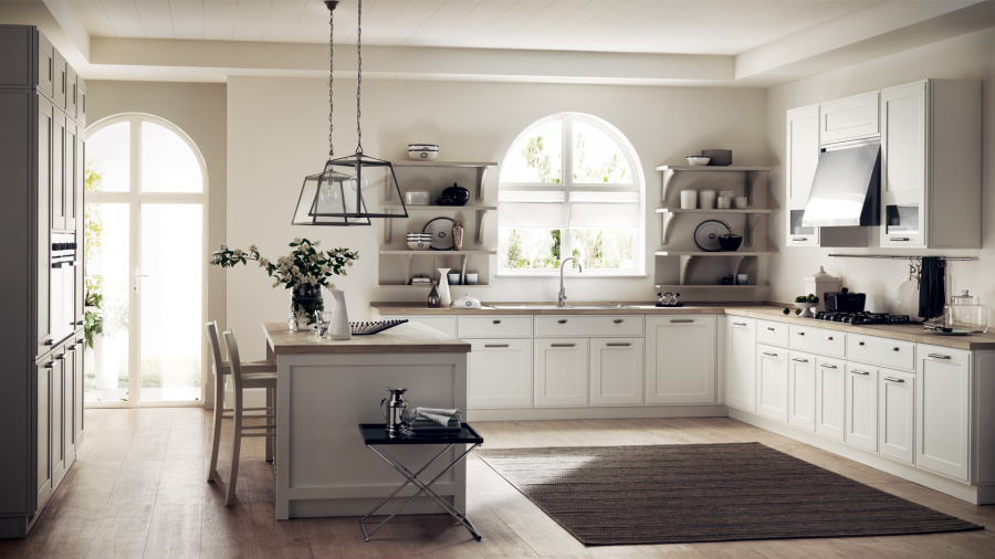 Photo Scavolini Favilla kitchen straight 330cm