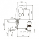 Photo Bidder mixer Nicolazzi El Capitan 3455TB75C Tuscan brass
