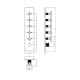 Photo Shower mixer Gessi Inciso 58230#299 black matte