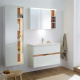 Photo Mirror cabinet Burgbad Orell 90 SPFQ090LK0161T0010 left glossy white