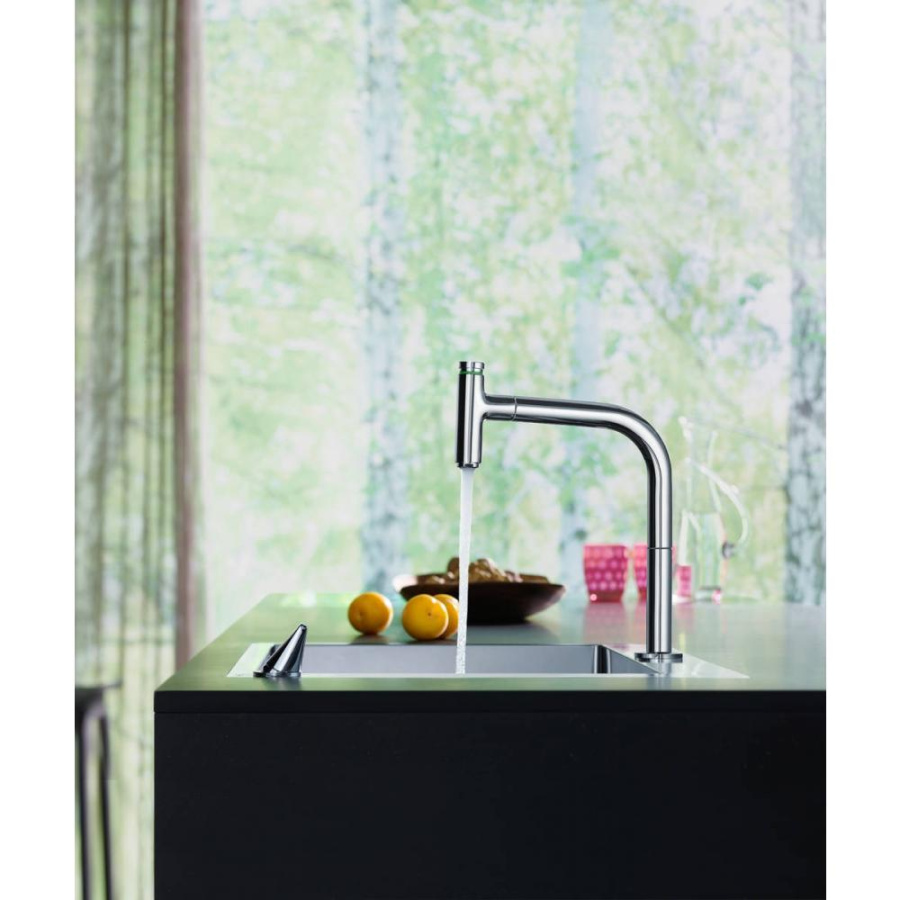 Photo Kitchen combination hansgrohe C71-F450-06 43201800 steel