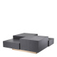 Photo Nerone coffee table (woody grey veneer of oak)