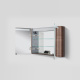 Photo Mirror cabinet AM.PM Sensation M30MCX1001TF tobacco oak textured, backlit