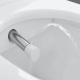 Photo Suspension toilet bidet ViClean-I 100 V0E100R7 with lid-seat, clean black