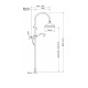Photo Shower stand Nicolazzi Doccia 5712WSGO20 gold
