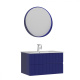 Photo Orka Moonlight sink cabinet 90 5001498 blue matte/white
