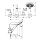 Photo Mixer on board bath Axor Citterio 39454340 with shower set grinded black chrome