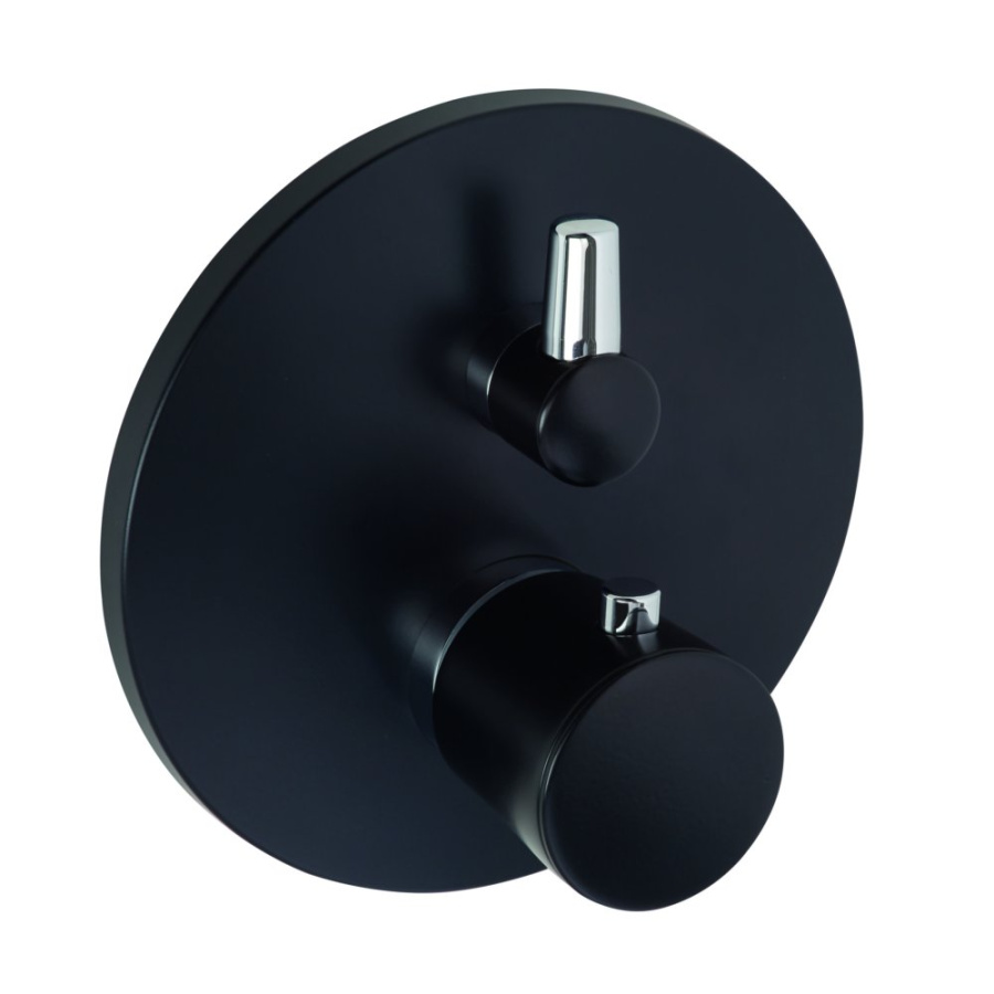 Photo Bath mixer Kludi BALANCE 528308775 black matte/chrome