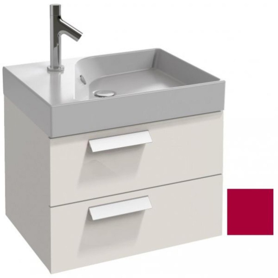Photo Bathroom under the sink 60 cm Jacob Delafon Rythmik EB1301-R3 raspberry varnish