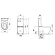 Photo Laufen Alessi One 8.2697.1.400.980 toilet bowl. 1st