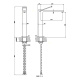 Photo Gessi Rettangolo K 53004#299 black matte sink mixer