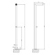 Photo Shower stand Gessi Outdoor 63201#299 black