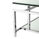 Photo Superia coffee table (polished stainless steel)