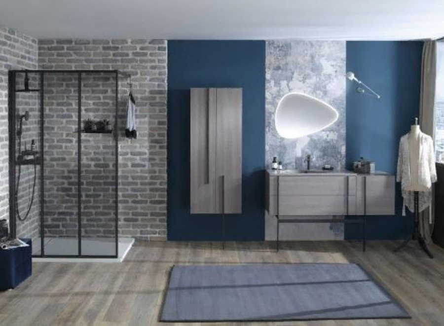 Photo Bathroom under the sink 145 cm Jacob Delafon Nouvelle Vague EB3038-NR2 brown leather